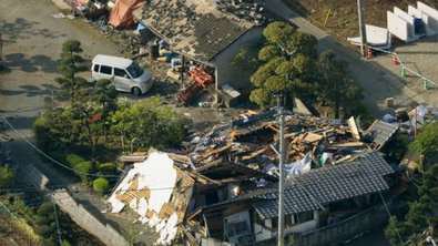 Жертвами второго землетрясения в Японии стали 11 человек. ФОТО. ВИДЕО