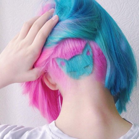 Молодежь заражается новым модным трендом - Hair Tatoo. ФОТО