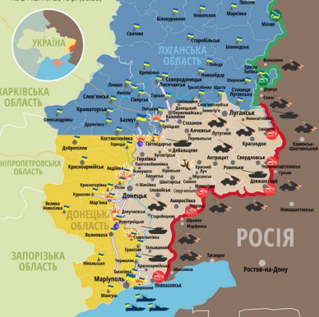 Штаб АТО: Авдеевка приняла удар - 135 российских мин