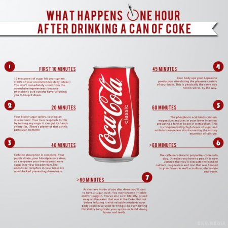 Влияние Coca-Cola на организм человека