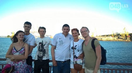 В Одессе встретились самые высокие люди города. ФОТО