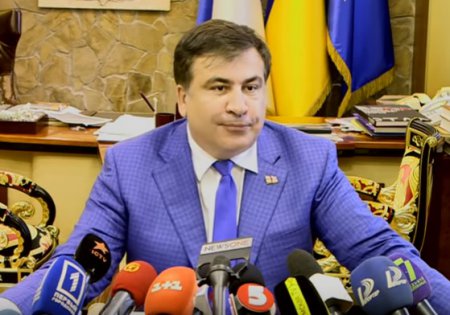 "Нам не дают работать" - Саакашвили прокомментировал вчерашние обыски в Одесской ОГА. ВИДЕО