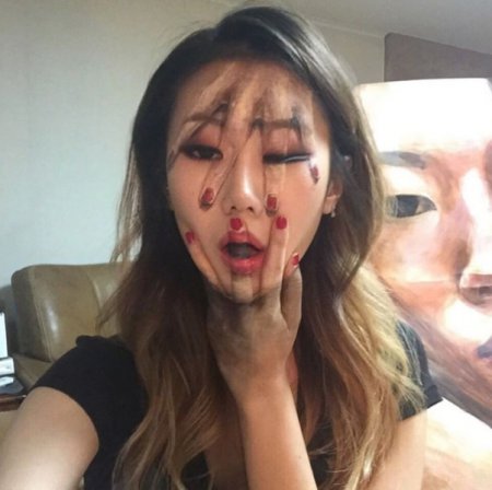 Ни капли фотошопа: южнокорейский визажист создает на лицах настоящие оптические иллюзии. ФОТО