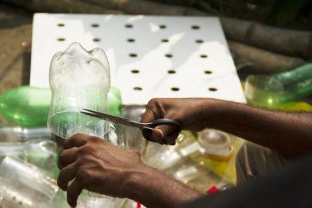 Как из пластиковых бутылок можно сделать эко-кондиционер - изобретение. ФОТО