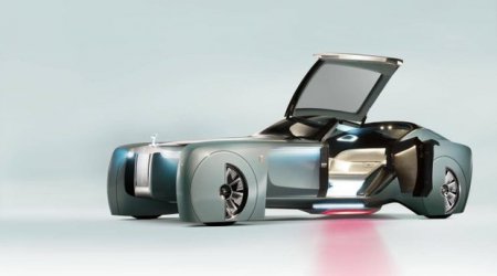 Компания Rolls-Royce презентовала концепт шикарного беспилотного электромобиля