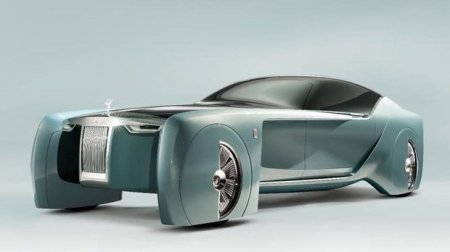Компания Rolls-Royce презентовала концепт шикарного беспилотного электромобиля