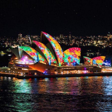 “Яркий Сидней” - фестиваль света в крупнейшем городе Австралии. ФОТО