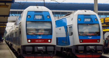 В августе "Укрзализныця" запустит новенький двухэтажный поезд Шкода