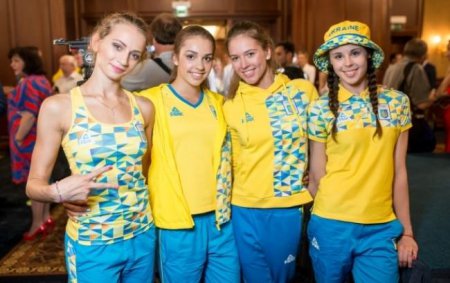 Форму украинских спортсменов отличает авторский принт. ФОТО