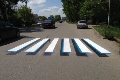 3-D пешеходные переходы появились в Ивано-Франковске. ФОТО