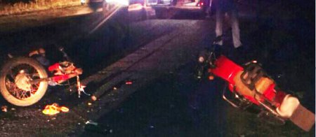 Два мотоцикла на большой скорости врезалась друг в друга в Днепропетровской области. Есть погибшие