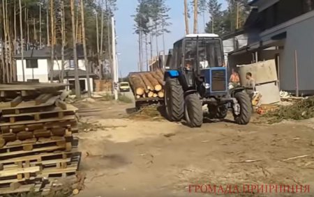 Под Киевом не по дням, а по часам исчезает Гостомельский лес