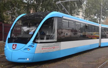 В Виннице выехал из депо трамвай будущего Vin Way на 306 пассажиров