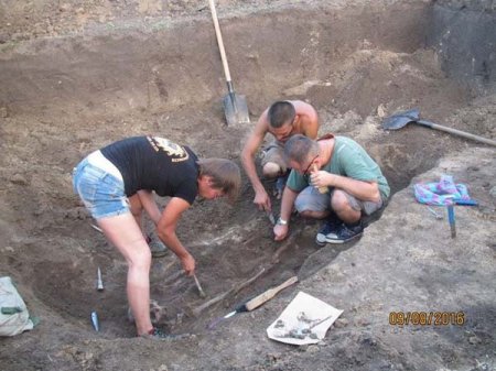 В Днепропетровской области нашли могилу, где похоронен гигантский скифский воин