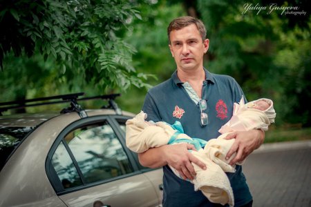Одесские пятерняшки снялись в первой в жизни фотосессии