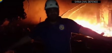 Появилось видео авиаудара по гумконвою в Сирии