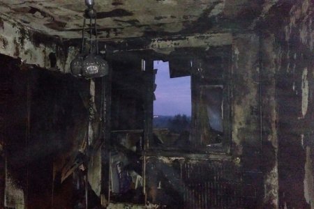 В Харькове в результате пожара сгорел мужчина