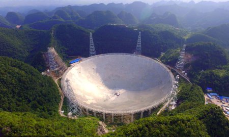 В Китае запустили самый большой в мире радиотелескоп