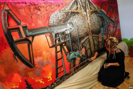 Украинская художница "рисует" гильзами картины об АТО. ФОТО