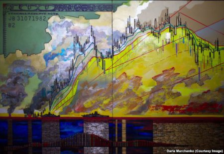 Украинская художница "рисует" гильзами картины об АТО. ФОТО