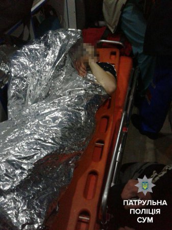 В Сумах патрульный полицейский спас от неминуемой смерти малолетнего грабителя