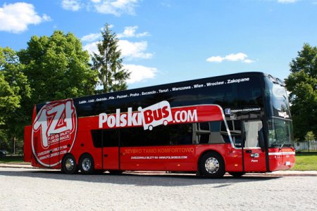 В Украине начинает работу польский автобусный перевозчик PolskiBus 