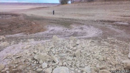 Крупнейшее водохранилище Крыма находится на грани полного исчезновения