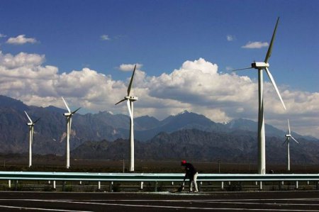 В Китае создано крупнейшее в мире ветряное колесо