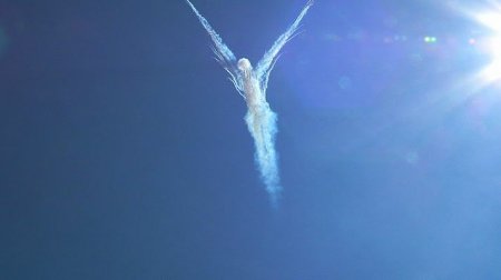 Американец снял на видео "явление ангела" в небе. ВИДЕО