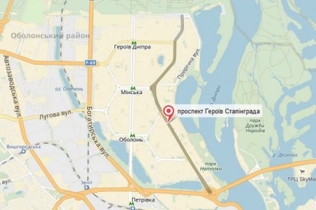 В центре Киева переименуют Московскую улицу