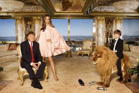 В Сети появились фото роскошной квартиры Дональда Трампа