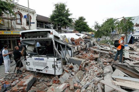 Разрушительная сила землетрясения в Новой Зеландии. ВИДЕО