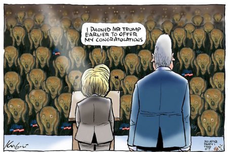 Карикатуристы со всего мира высмеяли победу Трампа. ФОТО