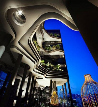 В Сингапуре появилось райское место для отдыха - уникальный отель-сад. ФОТО
