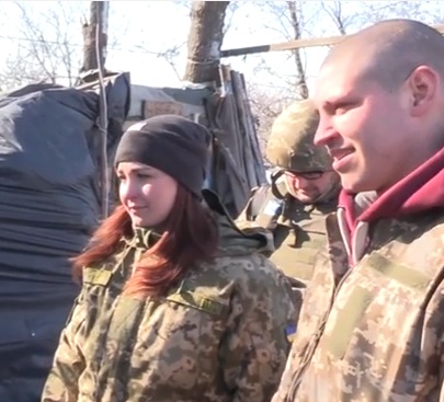 История любви на войне: украинские защитники Евгений и Ирина