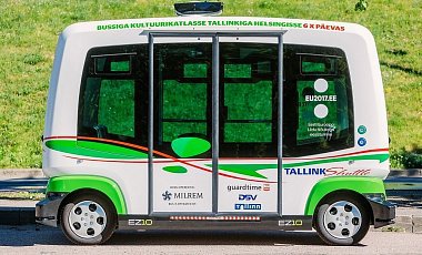 В столице Эстонии начали свою работу беспилотные автобусы