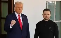 Зеленський і Трамп зустрілися на похороні папи Римського: перша розмова після лютневого конфлікту